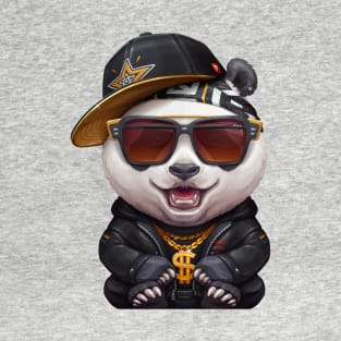 Panda Hip-Hop Super Star T-Shirt